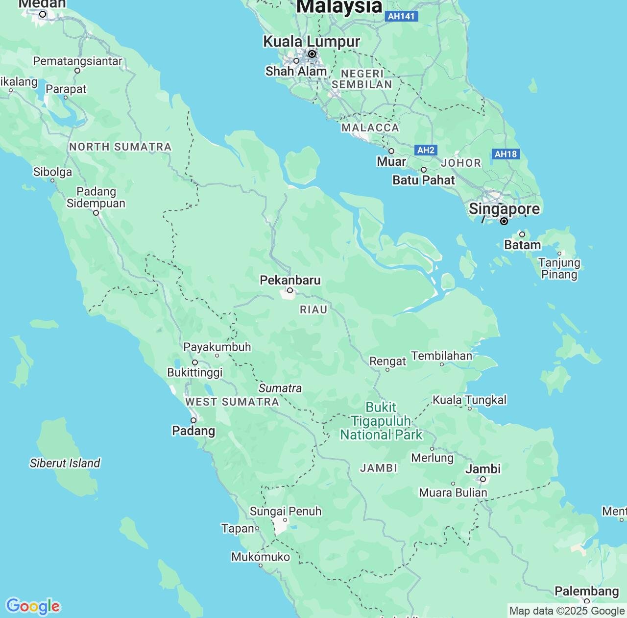 Map image for Intellectual Property Lawyers in Riau and Indonesia IP firms at coordinates  ; .