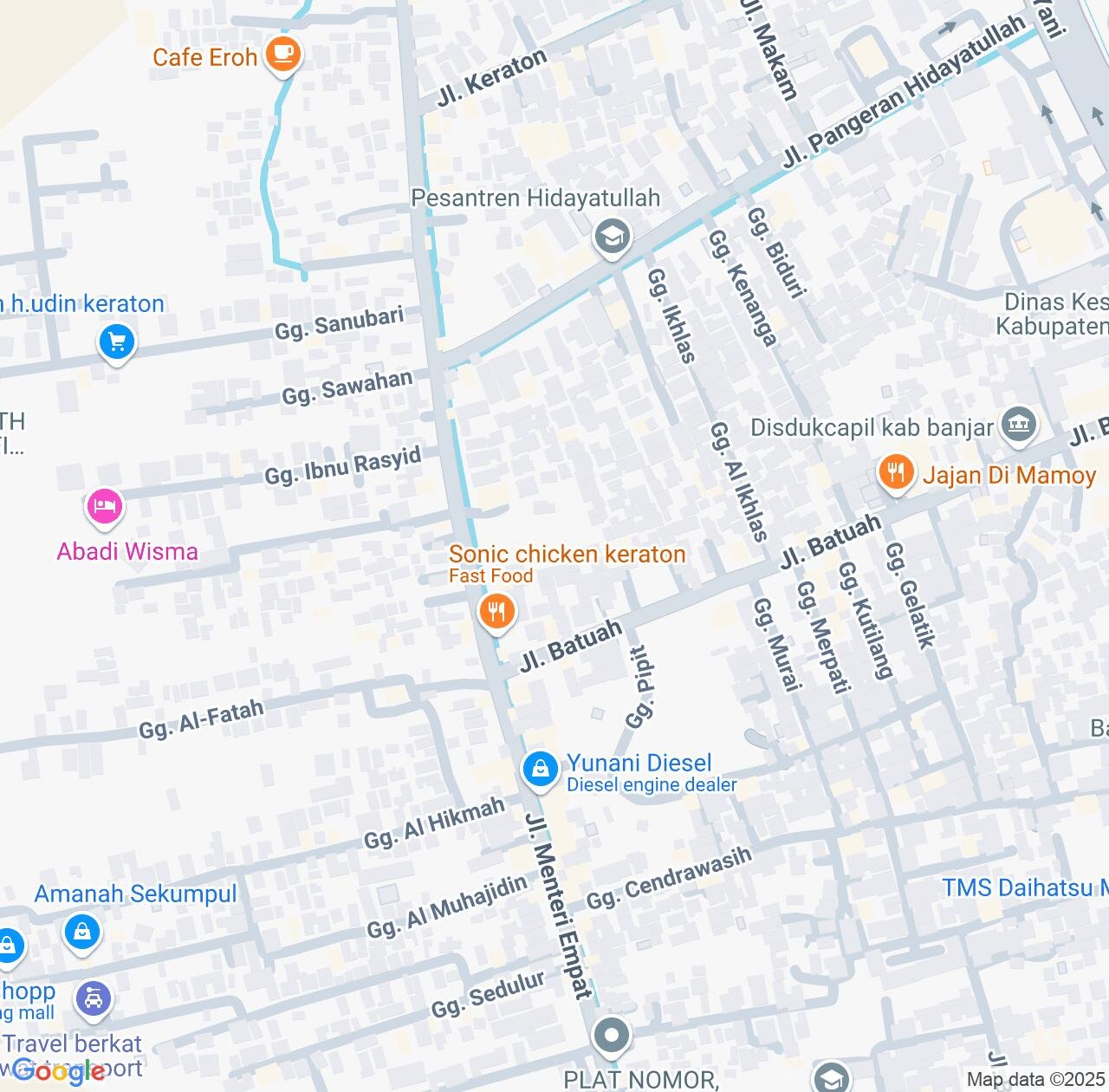 Map image for Intellectual Property Lawyers in Martapura and South Kalimantan IP firms at coordinates  ; .