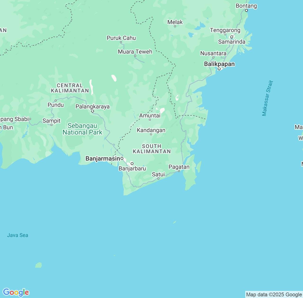 Map image for Intellectual Property Lawyers in South Kalimantan and Indonesia IP firms at coordinates  ; .