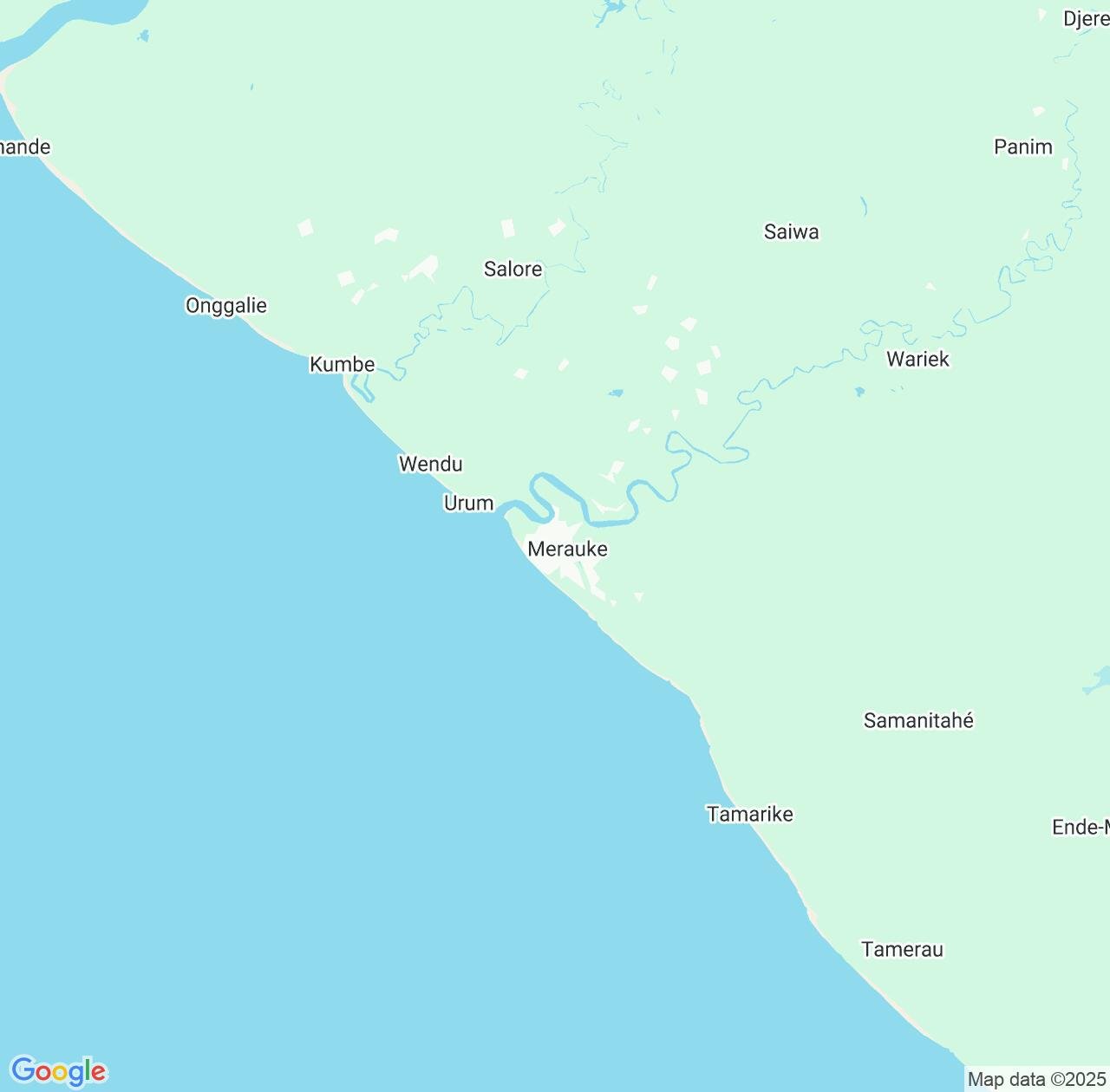 Map image for Intellectual Property Lawyers in South Papua and Indonesia IP firms at coordinates  ; .