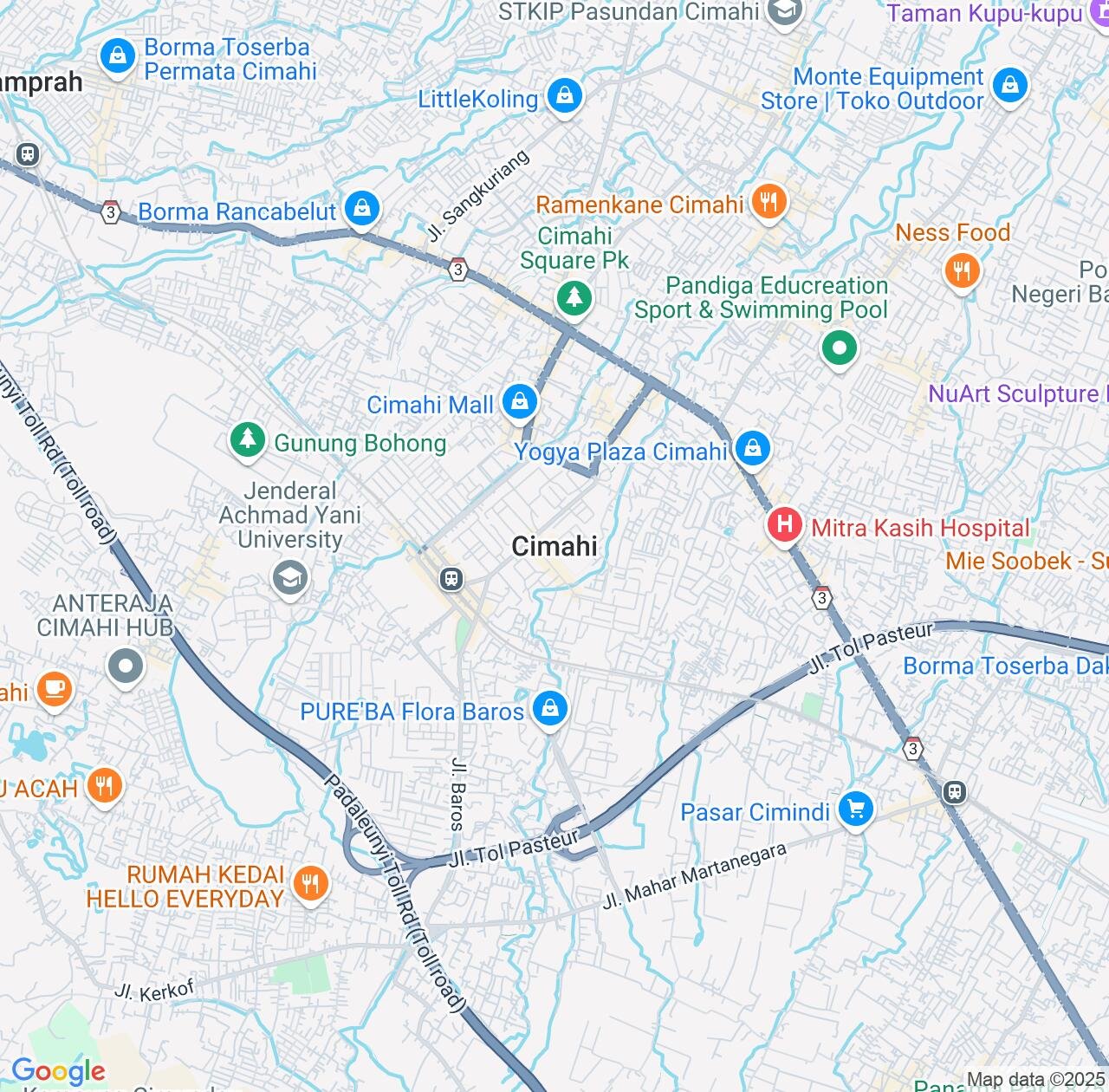 Map image for Intellectual Property Lawyers in Cimahi and West Java IP firms at coordinates  ; .