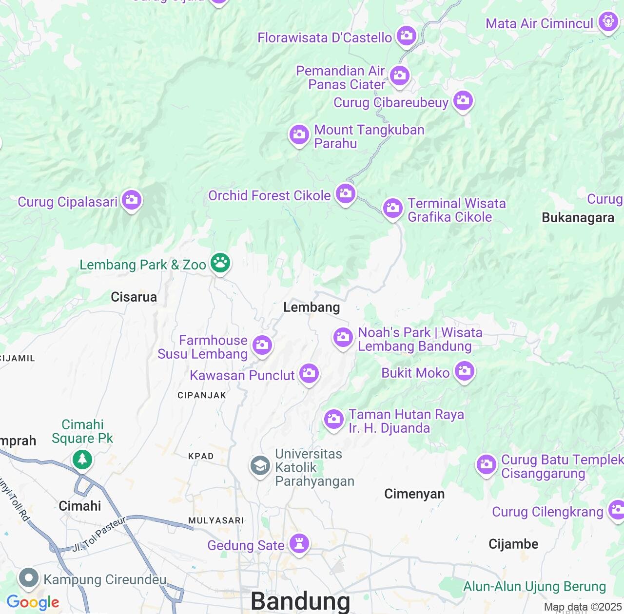 Map image for Intellectual Property Lawyers in Lembang and West Java IP firms at coordinates  ; .