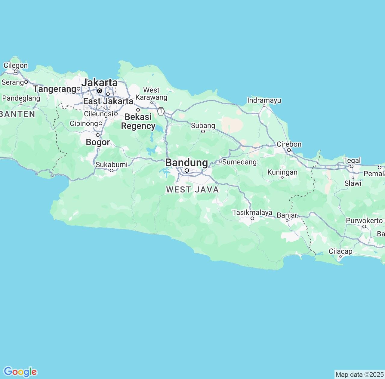 Map image for Intellectual Property Lawyers in West Java and Indonesia IP firms at coordinates  ; .