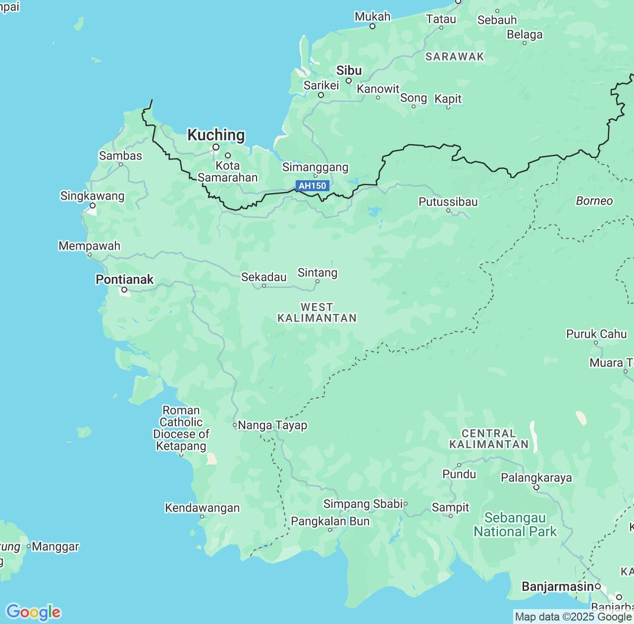 Map image for Intellectual Property Lawyers in West Kalimantan and Indonesia IP firms at coordinates  ; .