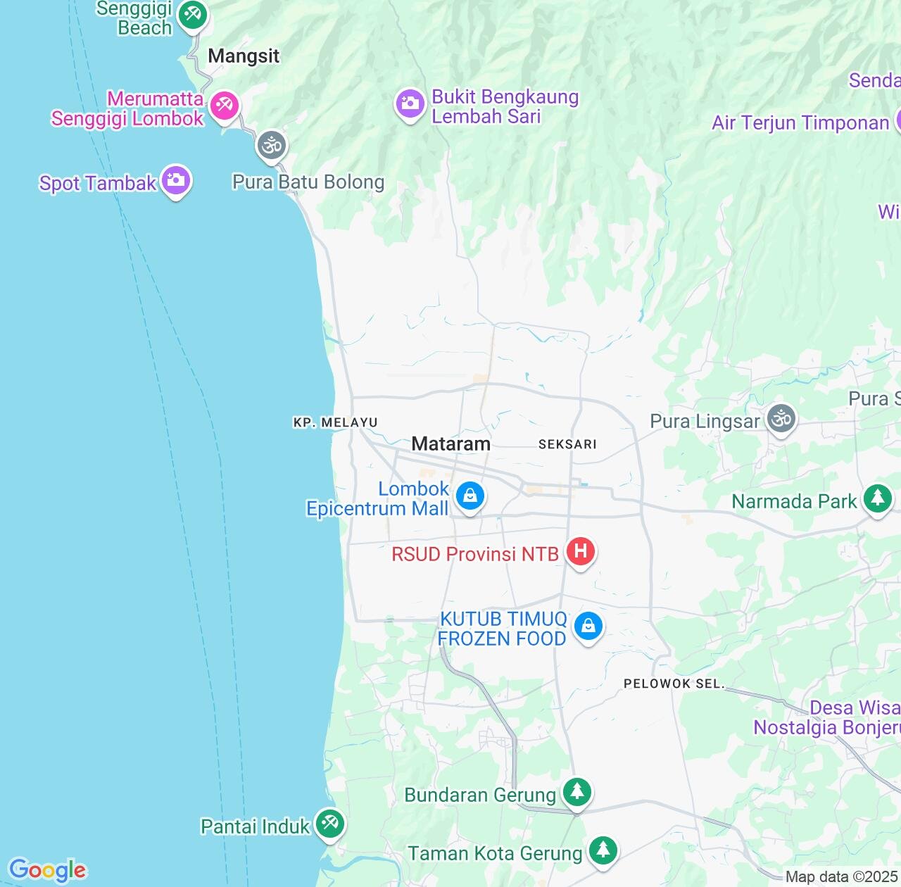 Map image for Intellectual Property Lawyers in Mataram and West Nusa Tenggara IP firms at coordinates  ; .