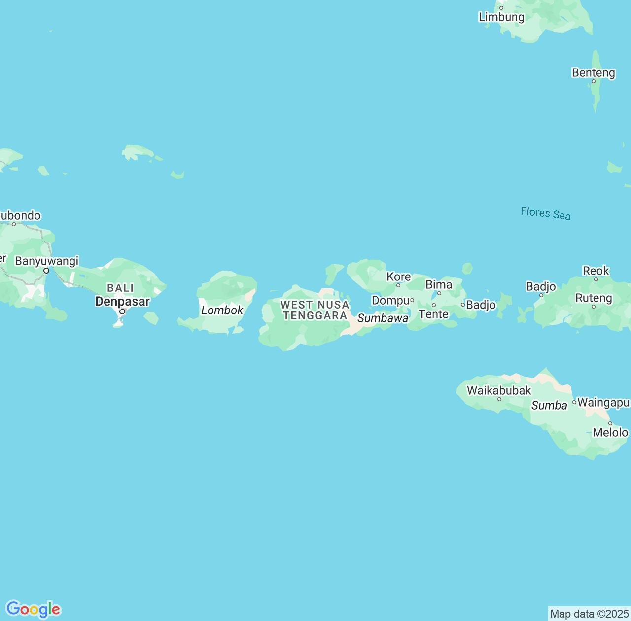 Map image for Intellectual Property Lawyers in West Nusa Tenggara and Indonesia IP firms at coordinates  ; .