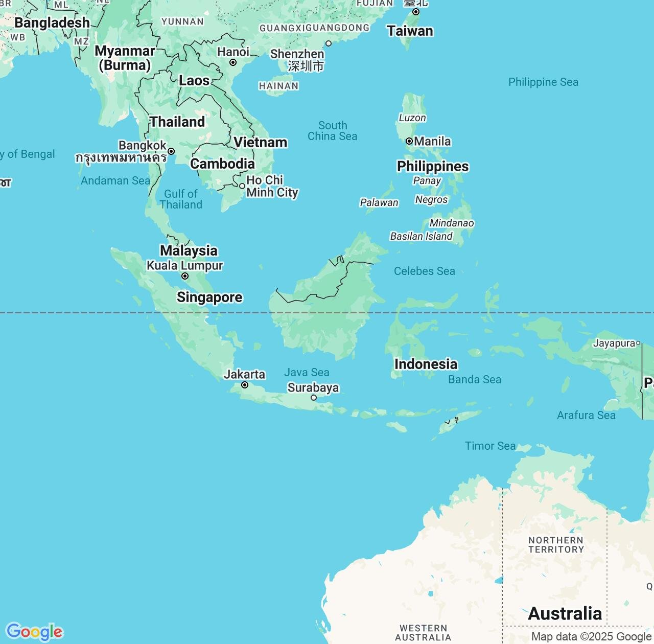 Map image for Intellectual Property Lawyers in Indonesia and Asia IP firms at coordinates  ; .