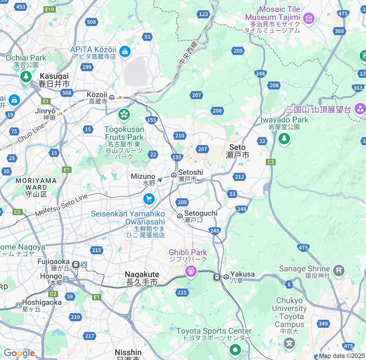 Map image for Intellectual Property Lawyers in Seto and Aichi IP firms at coordinates  ; .