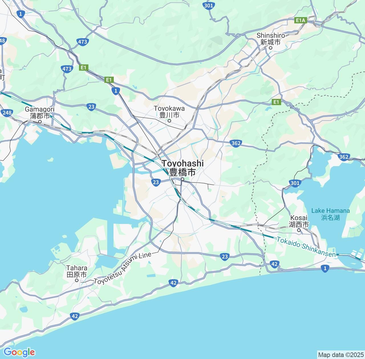 Map image for Intellectual Property Lawyers in Toyohashi and Aichi IP firms at coordinates  ; .