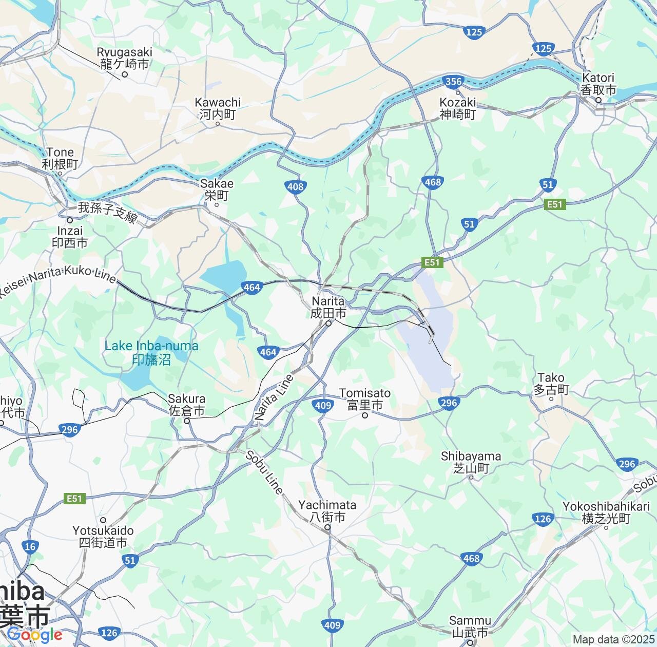 Map image for Intellectual Property Lawyers in Narita and Chiba IP firms at coordinates  ; .