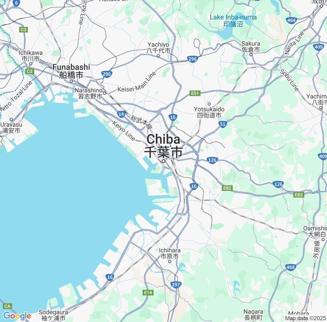 Map image for Intellectual Property Lawyers in Chiba and Japan IP firms at coordinates  ; .