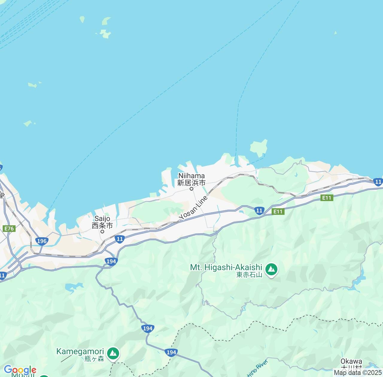 Map image for Intellectual Property Lawyers in Niihama and Ehime IP firms at coordinates  ; .
