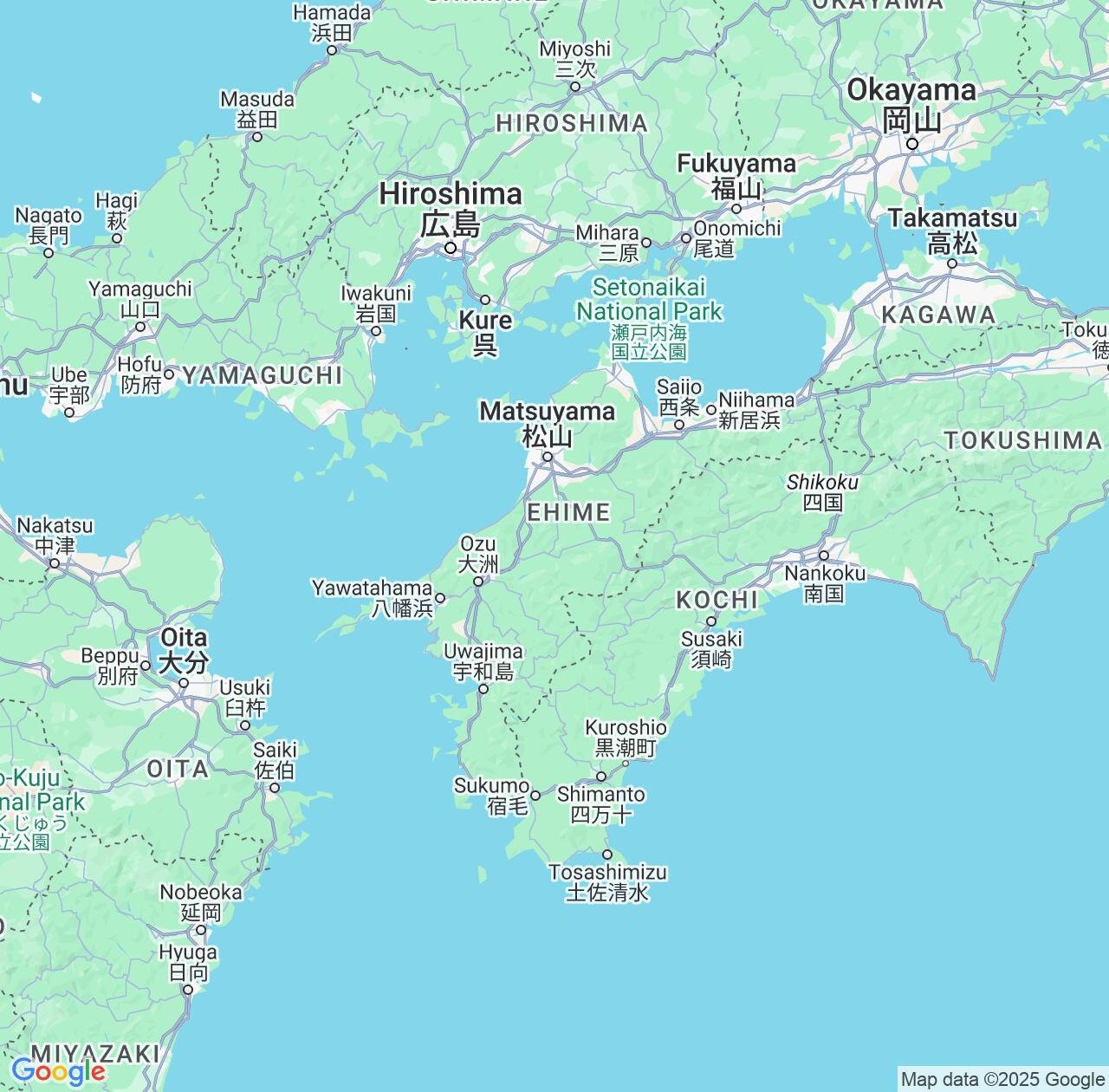 Map image for Intellectual Property Lawyers in Ehime and Japan IP firms at coordinates  ; .