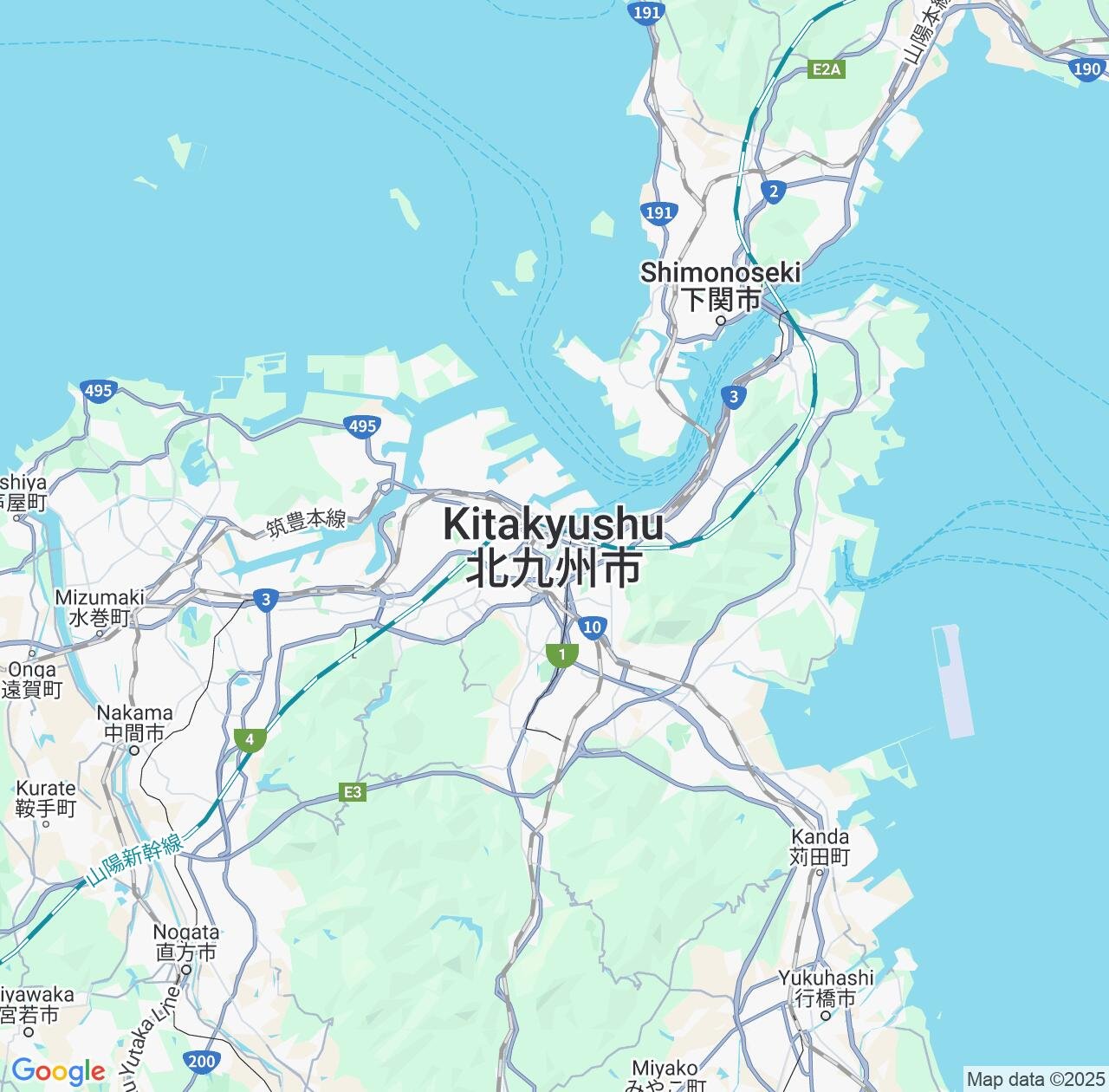 Map image for Intellectual Property Lawyers in Kitakyushu and Fukuoka IP firms at coordinates  ; .