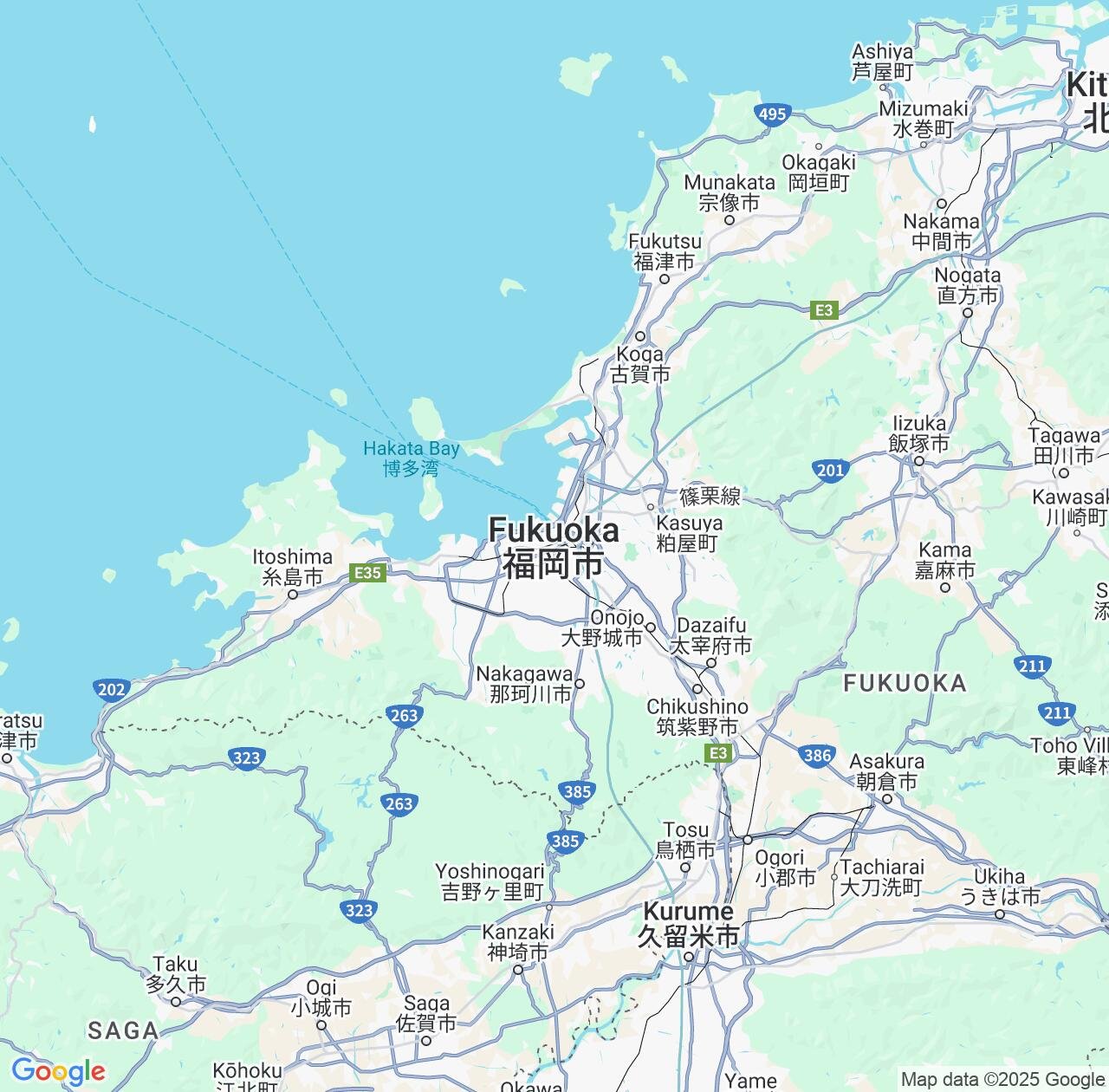 Map image for Intellectual Property Lawyers in Fukuoka and Japan IP firms at coordinates  ; .