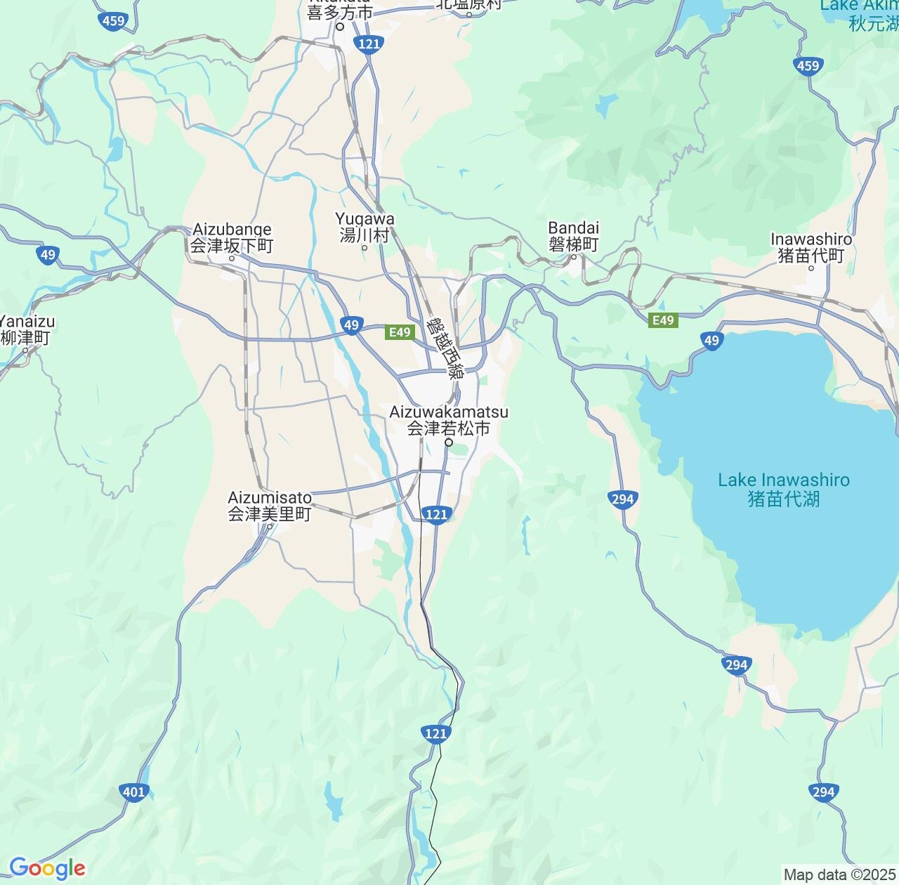 Map image for Intellectual Property Lawyers in Aizu-Wakamatsu and Fukushima IP firms at coordinates  ; .