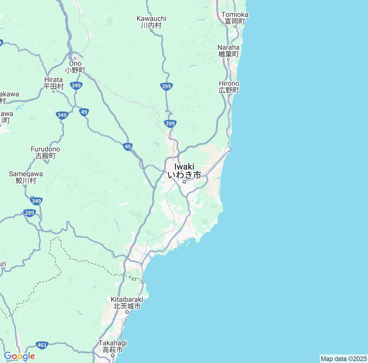 Map image for Intellectual Property Lawyers in Iwaki and Fukushima IP firms at coordinates  ; .