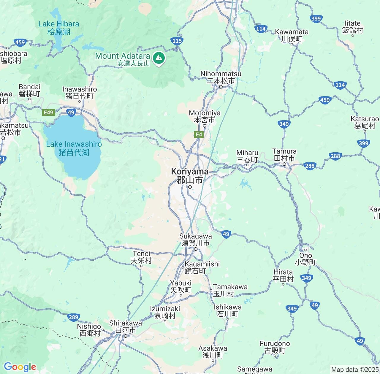 Map image for Intellectual Property Lawyers in Koriyama and Fukushima IP firms at coordinates  ; .