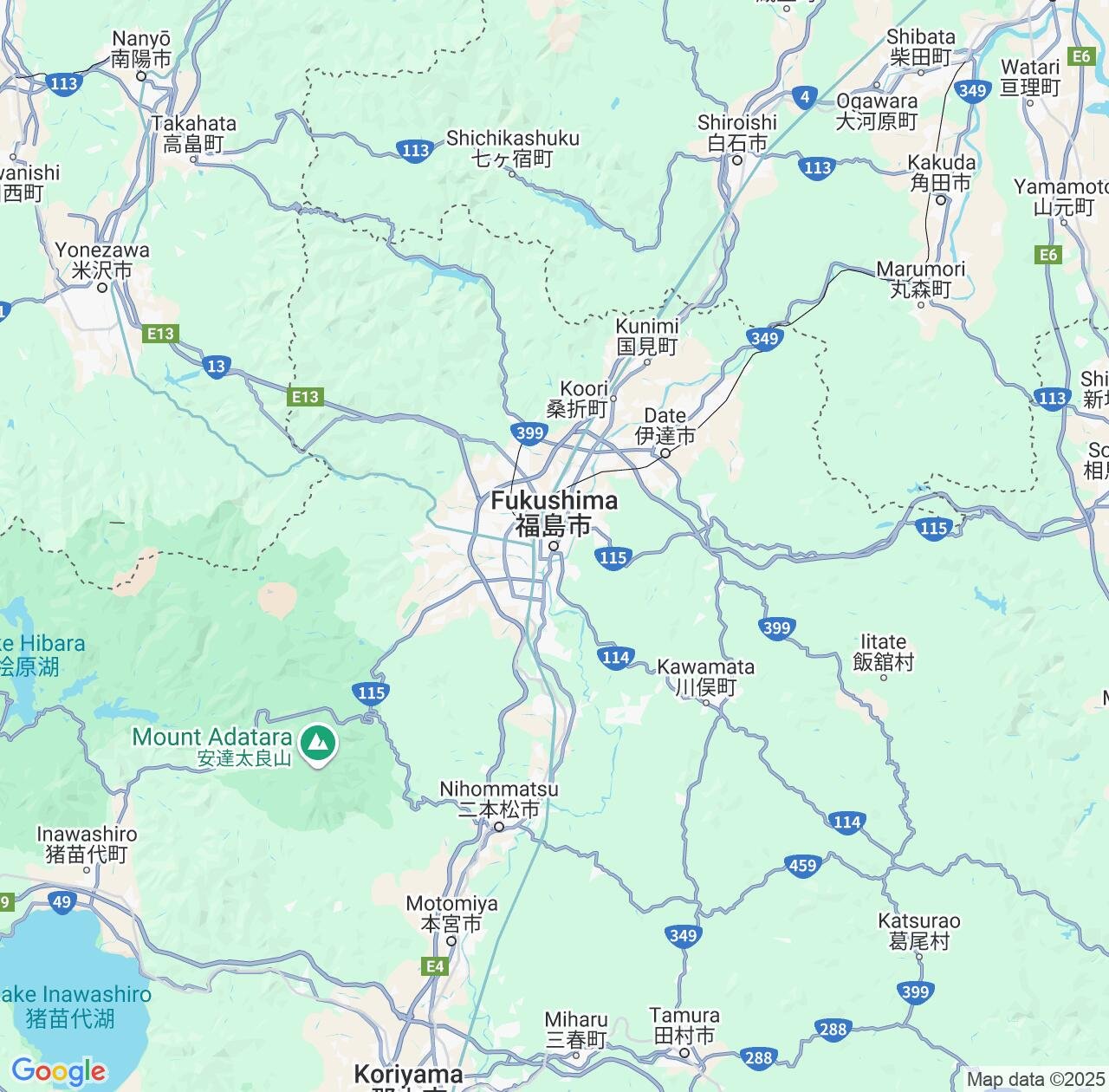 Map image for Intellectual Property Lawyers in Fukushima and Japan IP firms at coordinates  ; .