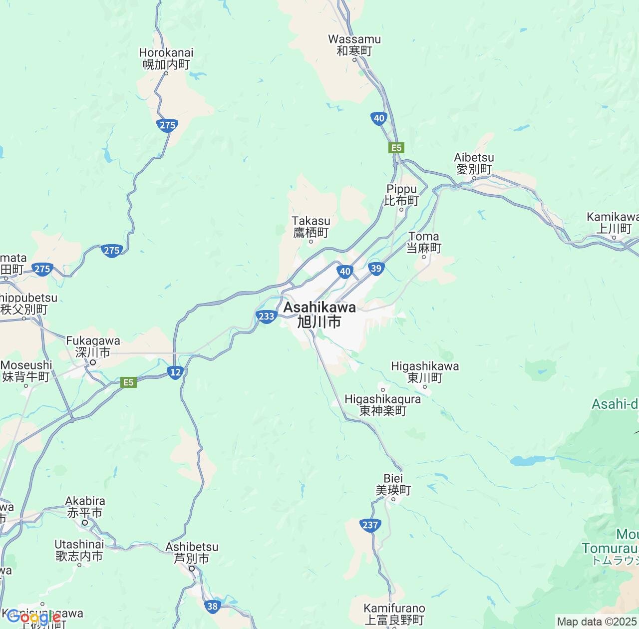 Map image for Intellectual Property Lawyers in Asahikawa and Hokkaido IP firms at coordinates  ; .