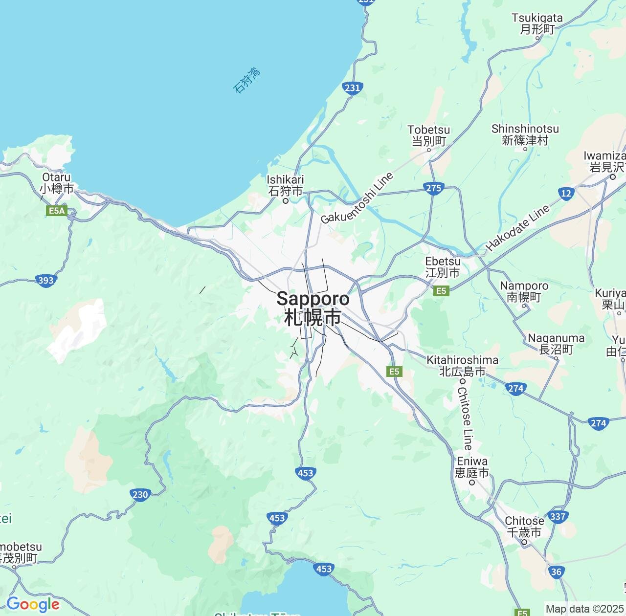 Map image for Intellectual Property Lawyers in Sapporo and Hokkaido IP firms at coordinates  ; .