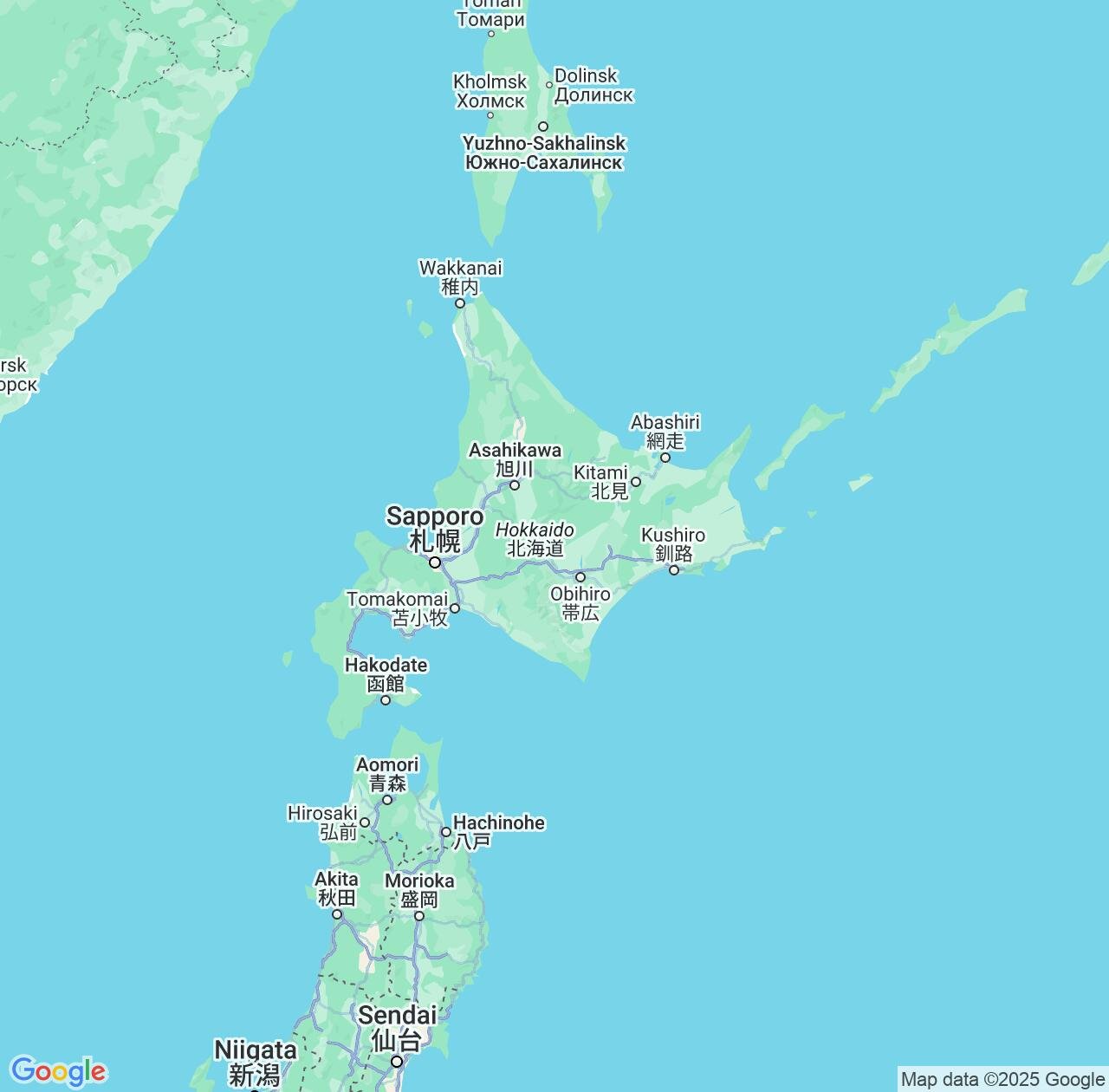 Map image for Intellectual Property Lawyers in Hokkaido and Japan IP firms at coordinates  ; .