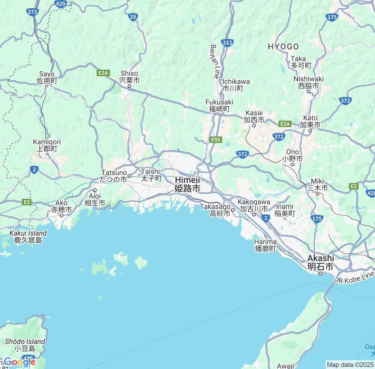 Map image for Intellectual Property Lawyers in Himeji and Hyōgo IP firms at coordinates  ; .
