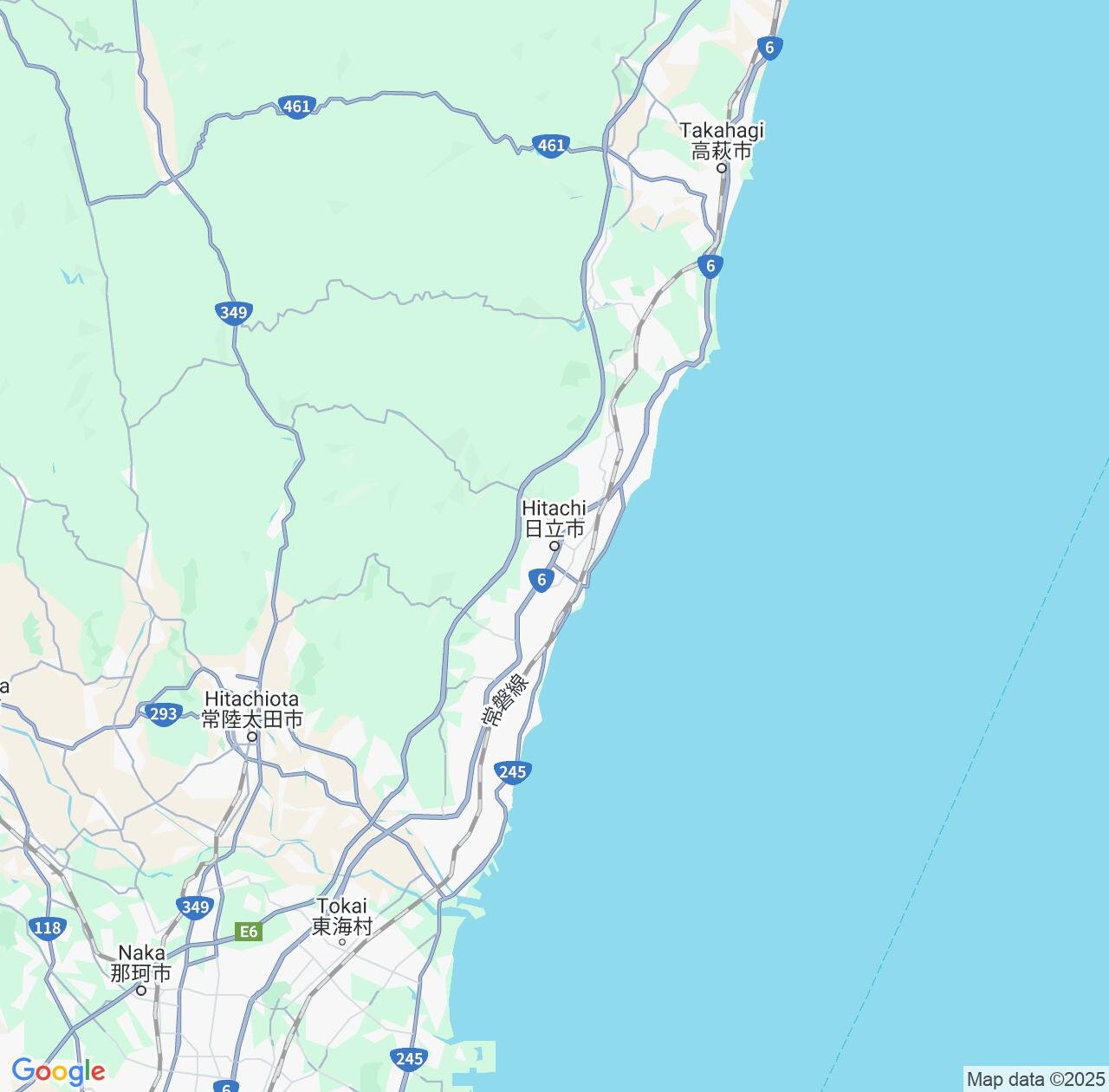 Map image for Intellectual Property Lawyers in Hitachi and Ibaraki IP firms at coordinates  ; .
