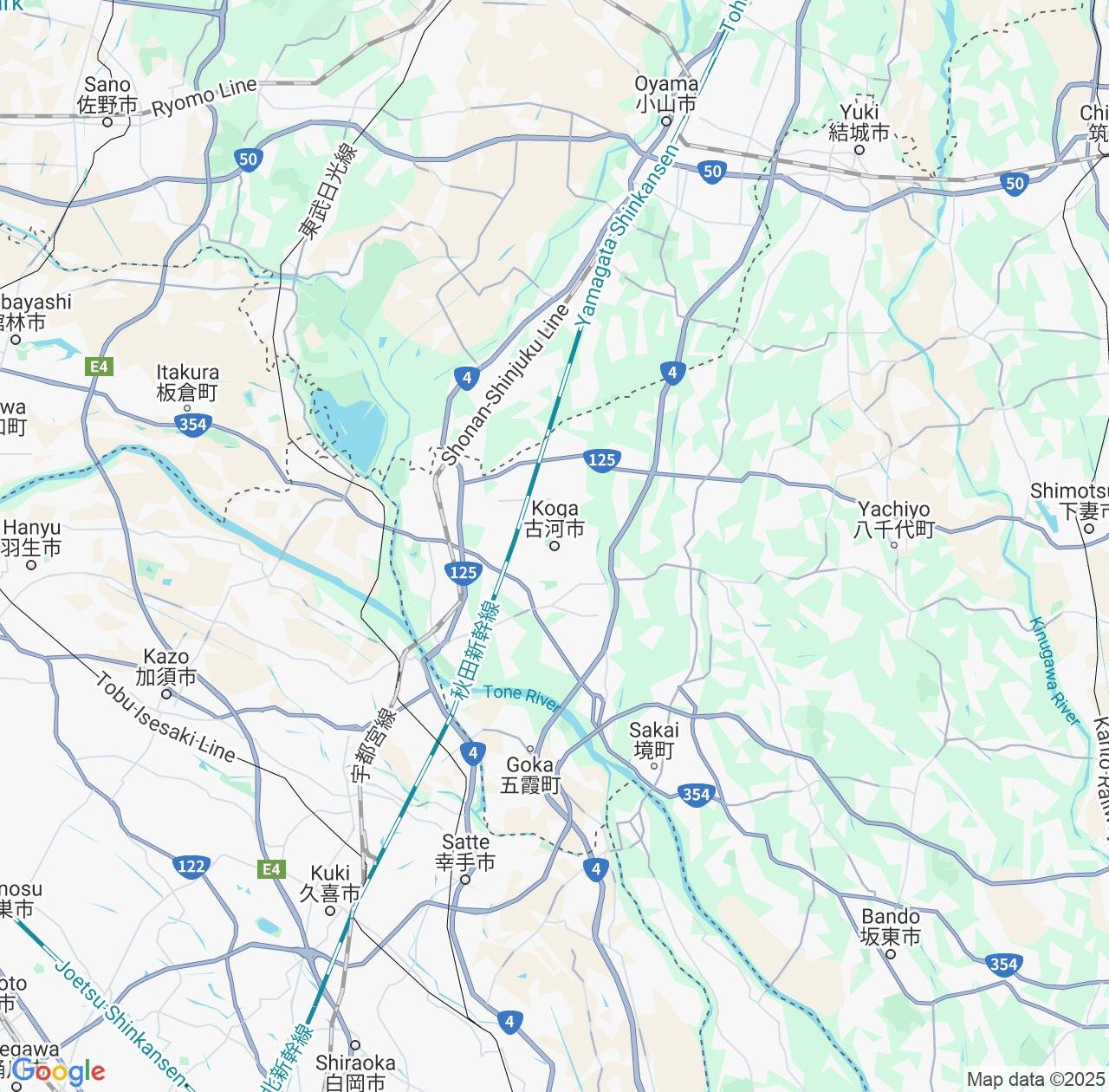Map image for Intellectual Property Lawyers in Koga and Ibaraki IP firms at coordinates  ; .