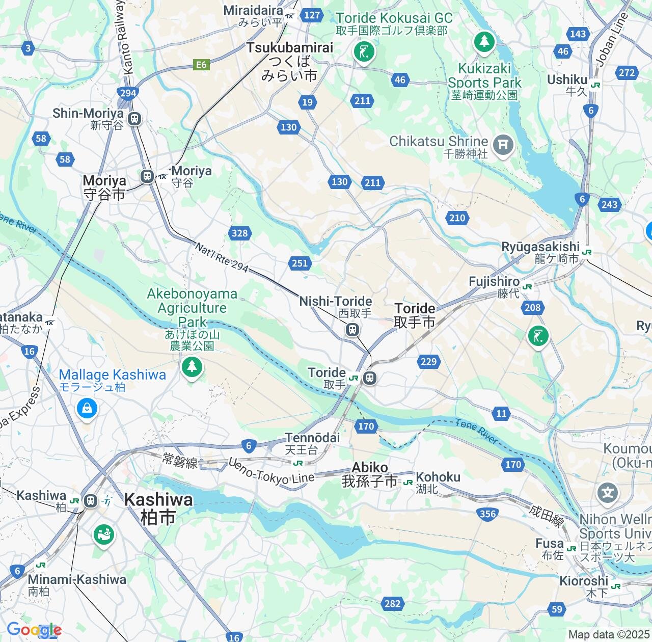 Map image for Intellectual Property Lawyers in Toride and Ibaraki IP firms at coordinates  ; .