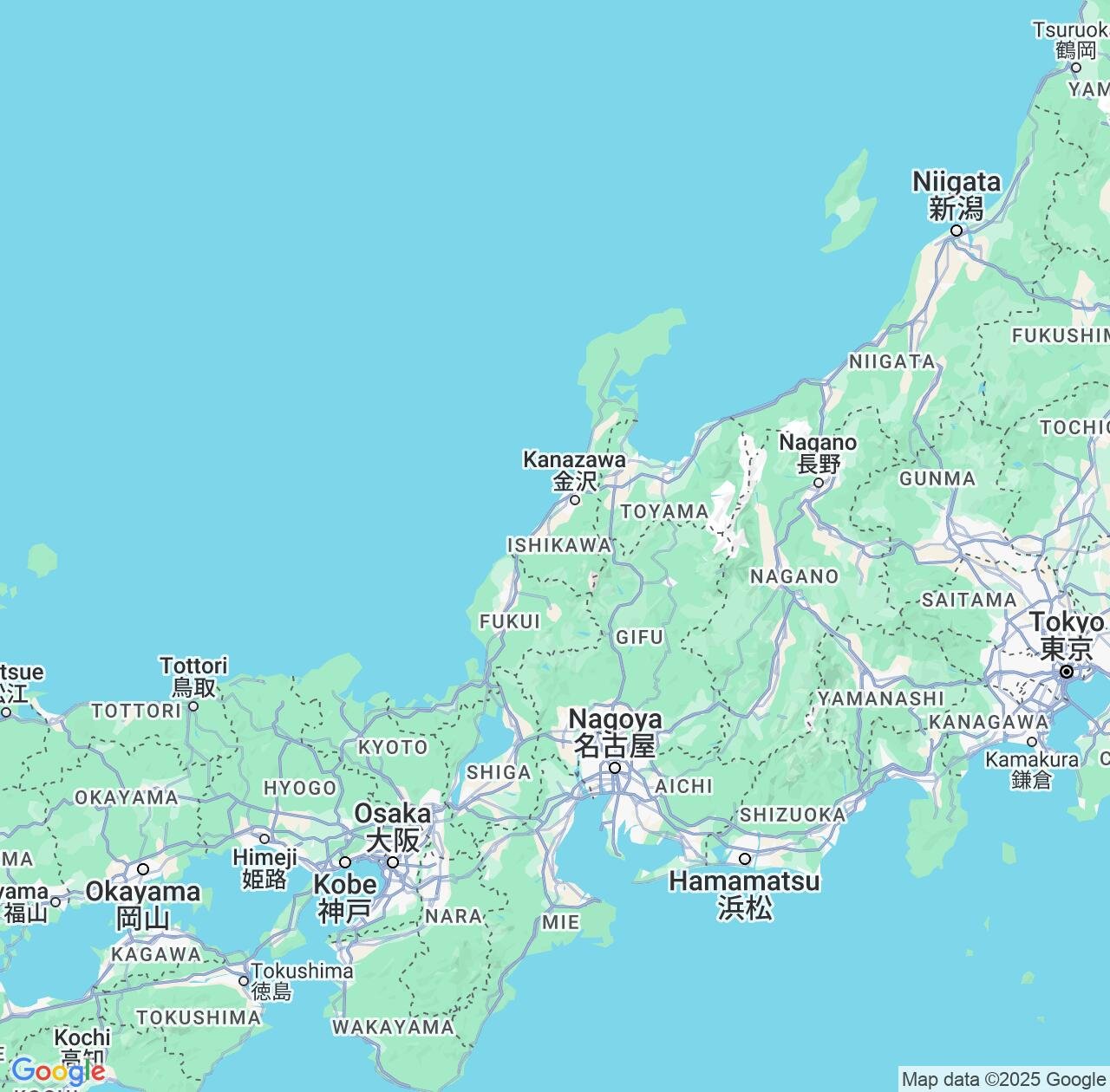 Map image for Intellectual Property Lawyers in Ishikawa and Japan IP firms at coordinates  ; .
