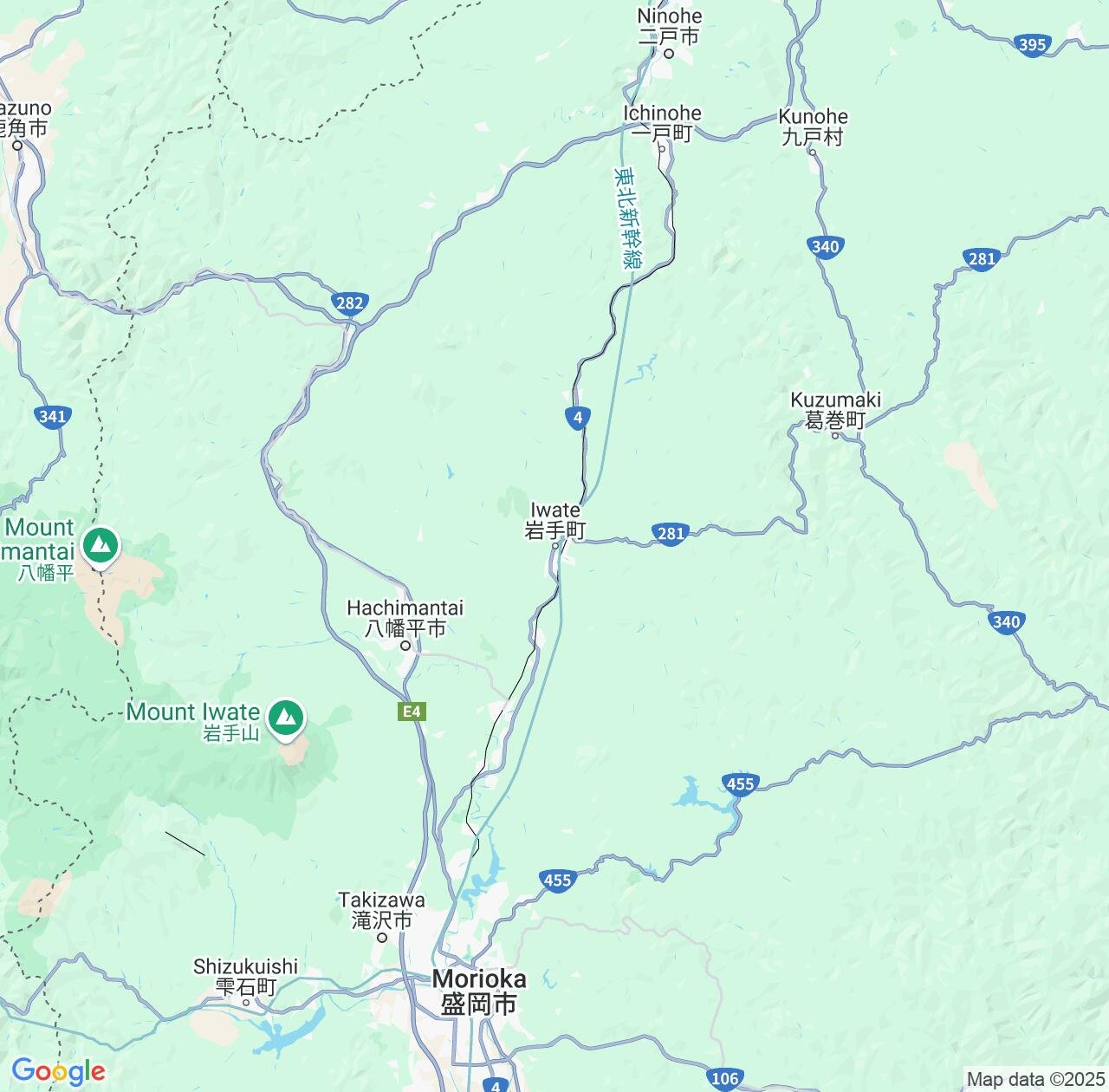 Map image for Intellectual Property Lawyers in Iwate and Japan IP firms at coordinates  ; .