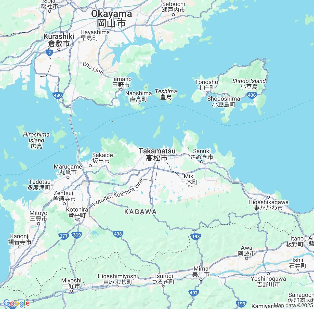 Map image for Intellectual Property Lawyers in Takamatsu and Kagawa IP firms at coordinates  ; .