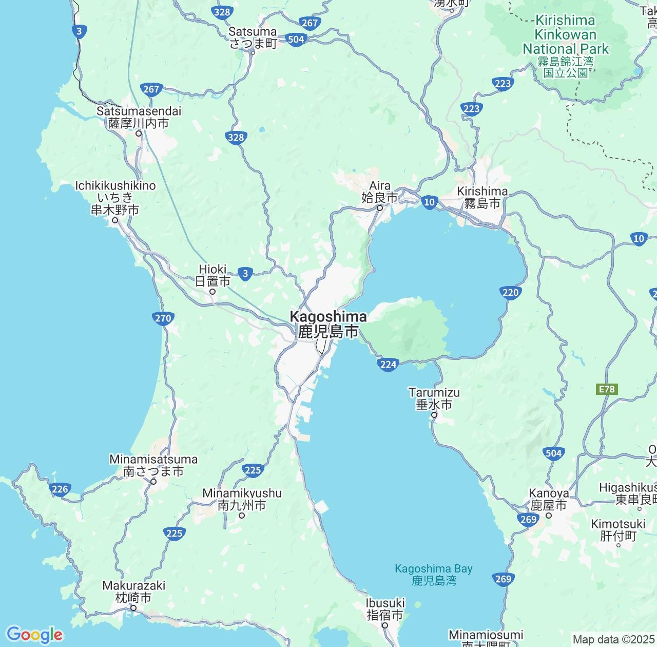 Map image for Intellectual Property Lawyers in Kagoshima and Japan IP firms at coordinates  ; .