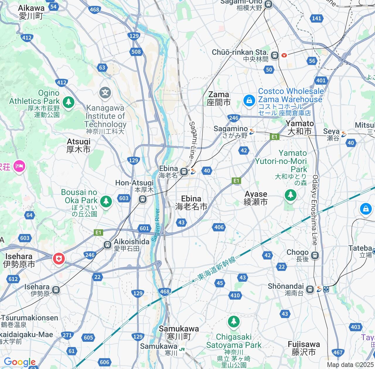 Map image for Intellectual Property Lawyers in Ebina and Kanagawa IP firms at coordinates  ; .