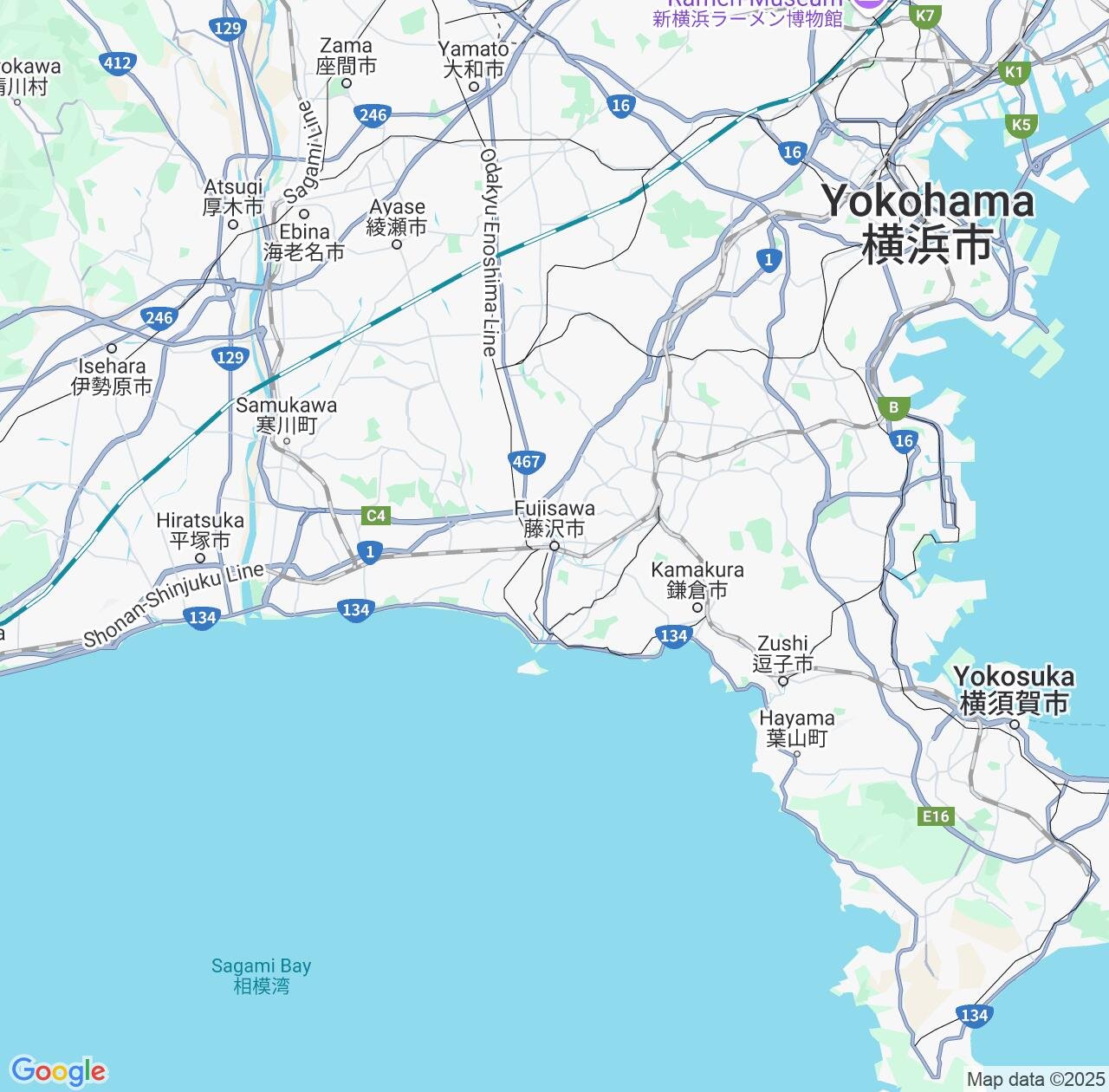 Map image for Intellectual Property Lawyers in Fujisawa and Kanagawa IP firms at coordinates  ; .