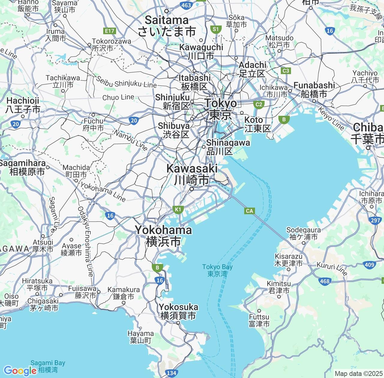 Map image for Intellectual Property Lawyers in Kawasaki and Kanagawa IP firms at coordinates  ; .