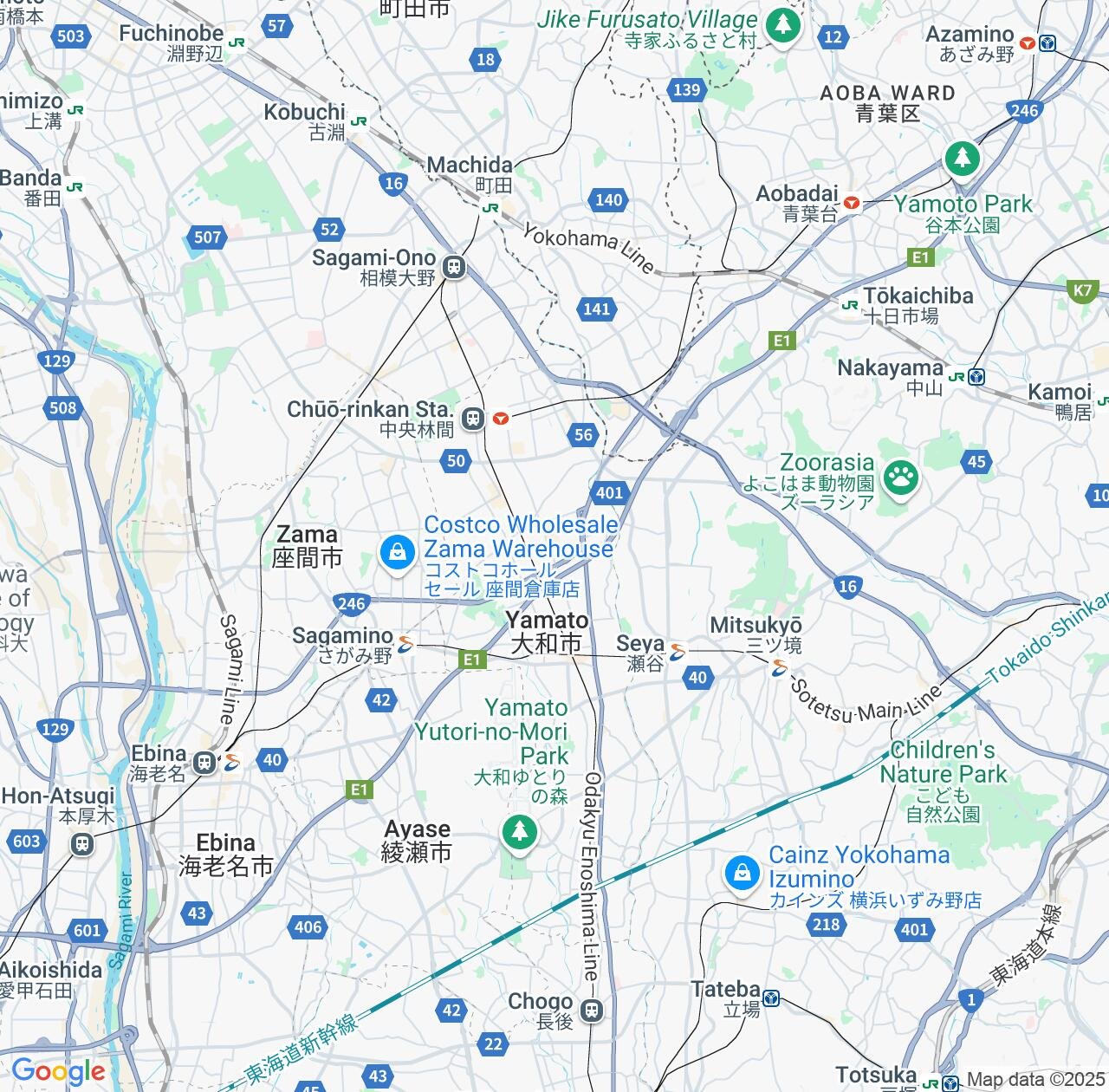 Map image for Intellectual Property Lawyers in Yamato and Kanagawa IP firms at coordinates  ; .