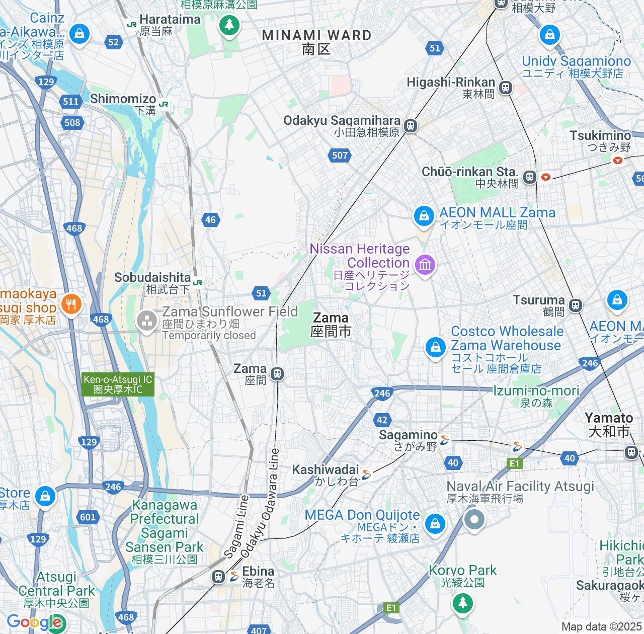 Map image for Intellectual Property Lawyers in Zama and Kanagawa IP firms at coordinates  ; .