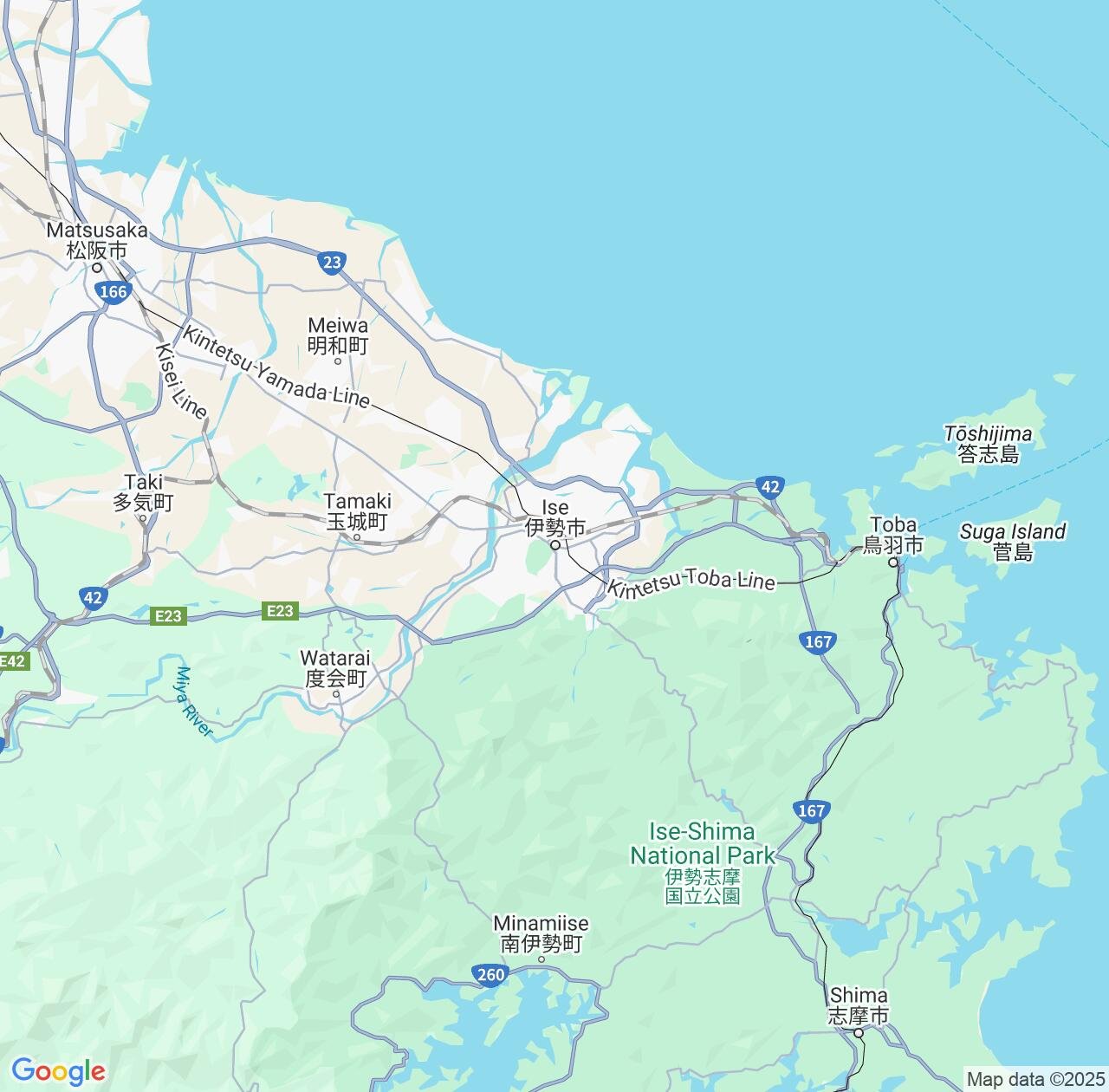 Map image for Intellectual Property Lawyers in Ise and Mie IP firms at coordinates  ; .