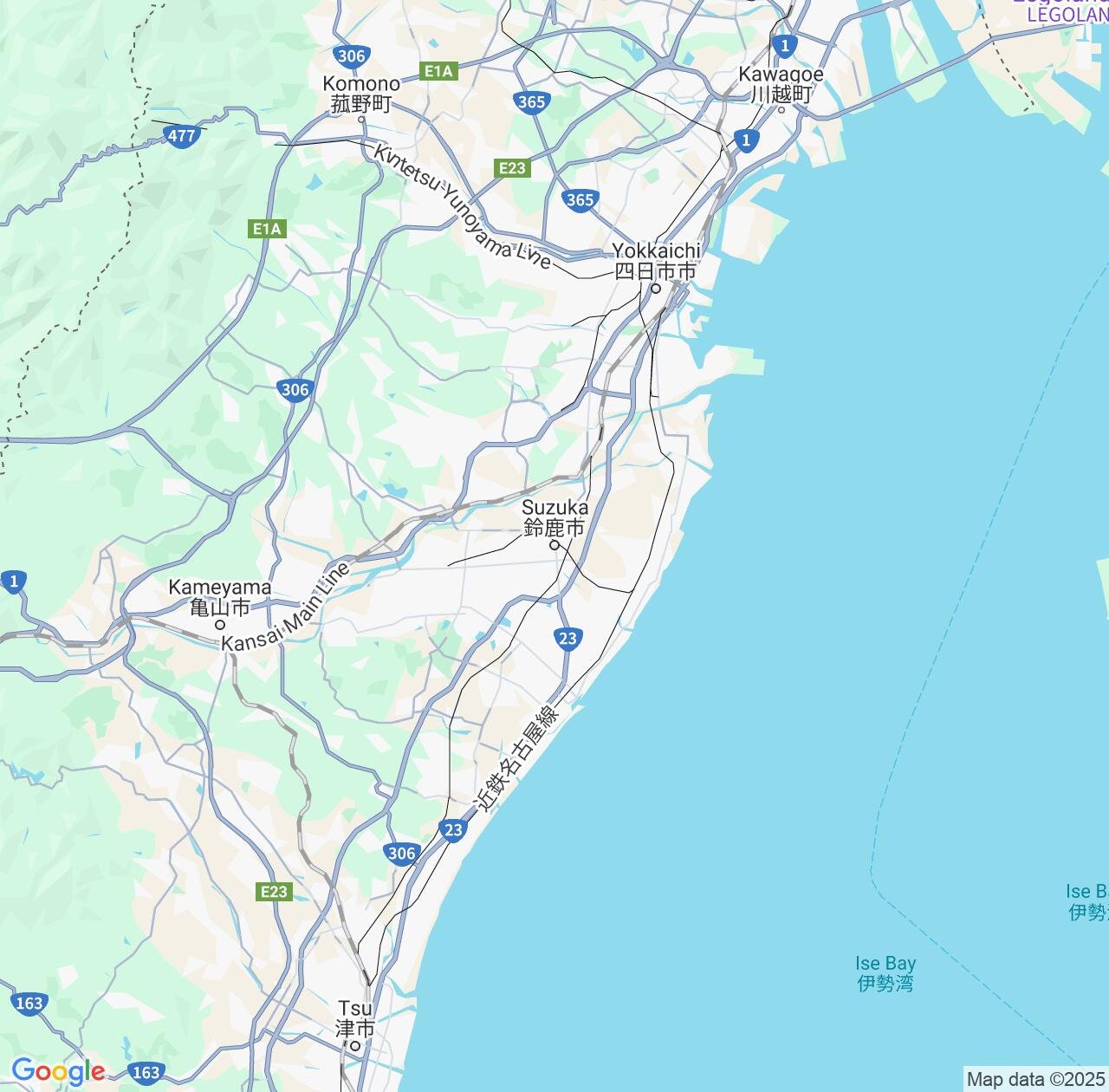 Map image for Intellectual Property Lawyers in Suzuka and Mie IP firms at coordinates  ; .