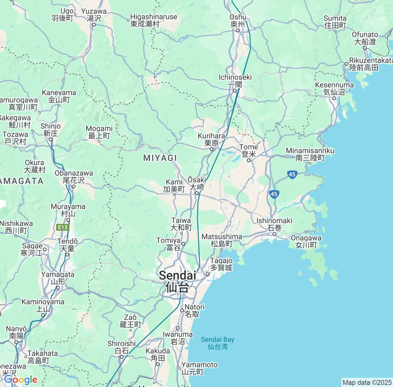 Map image for Intellectual Property Lawyers in Osaki and Miyagi IP firms at coordinates  ; .
