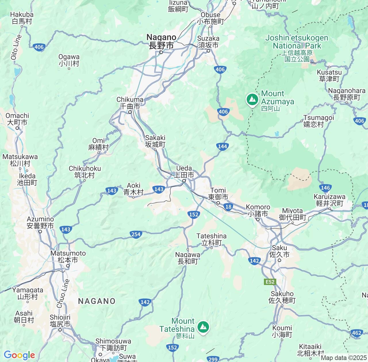 Map image for Intellectual Property Lawyers in Ueda and Nagano IP firms at coordinates  ; .