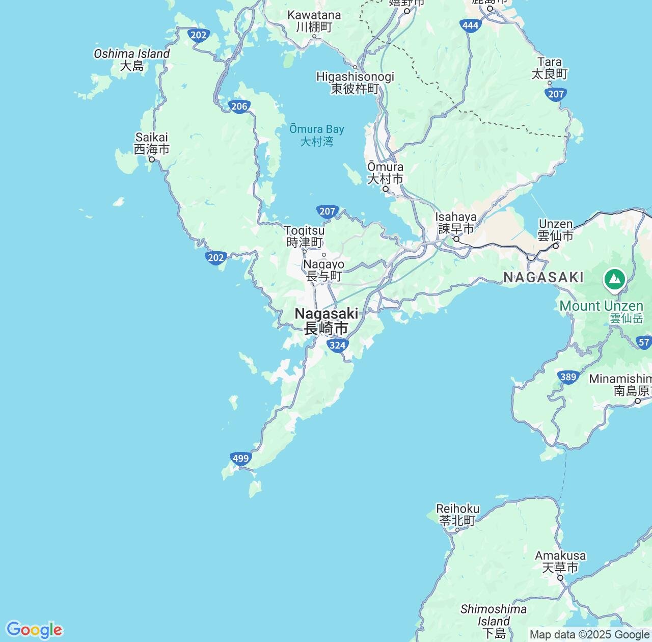 Map image for Intellectual Property Lawyers in Nagasaki and Japan IP firms at coordinates  ; .