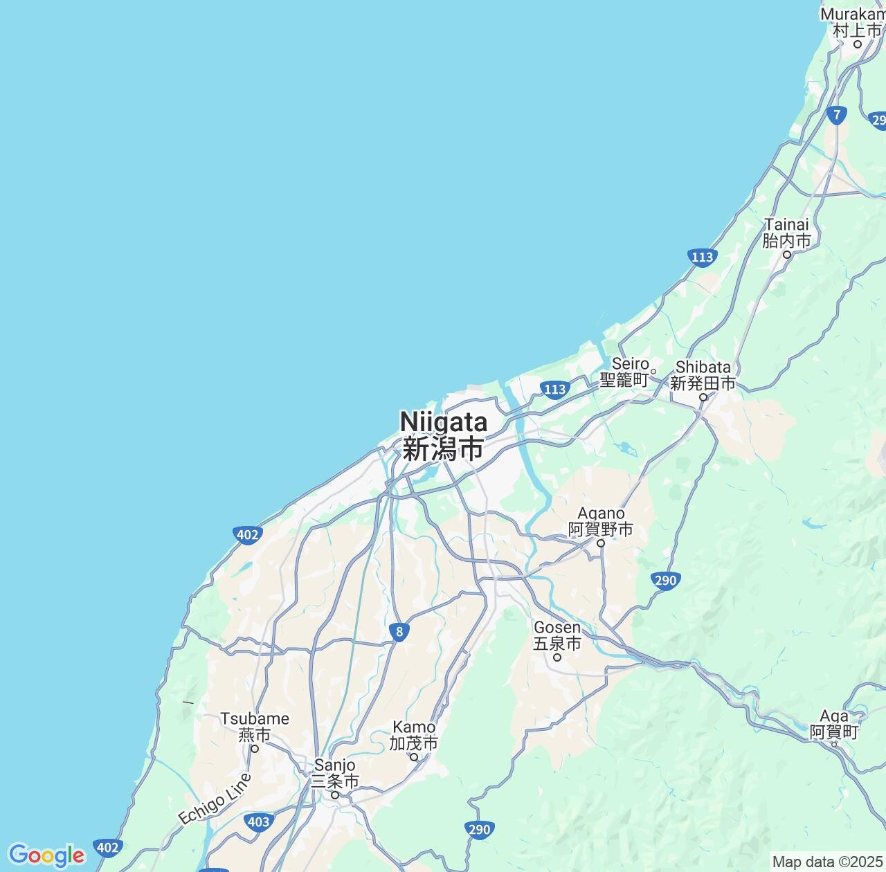 Map image for Intellectual Property Lawyers in Niigata and Japan IP firms at coordinates  ; .