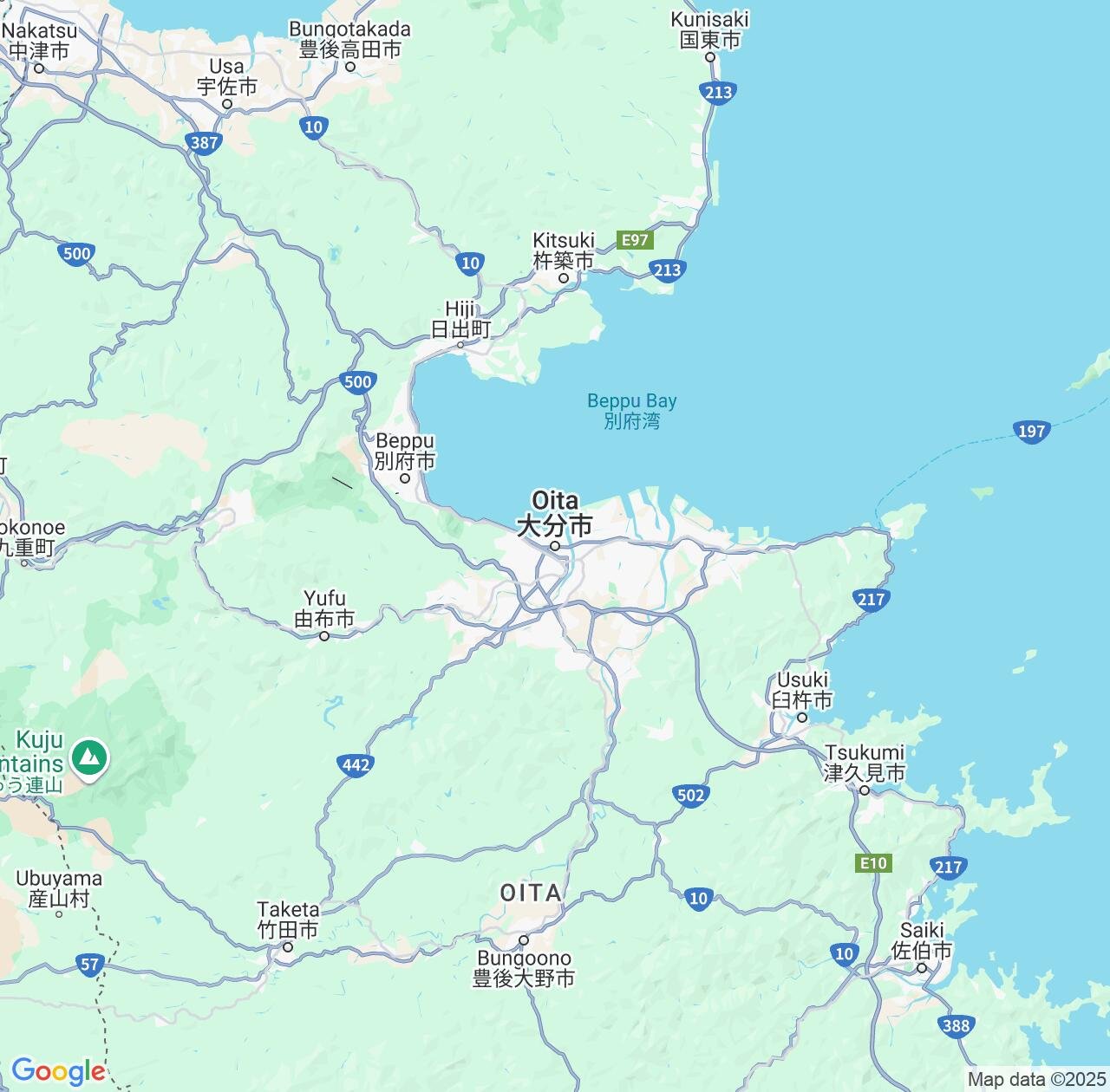 Map image for Intellectual Property Lawyers in Oita and Japan IP firms at coordinates  ; .