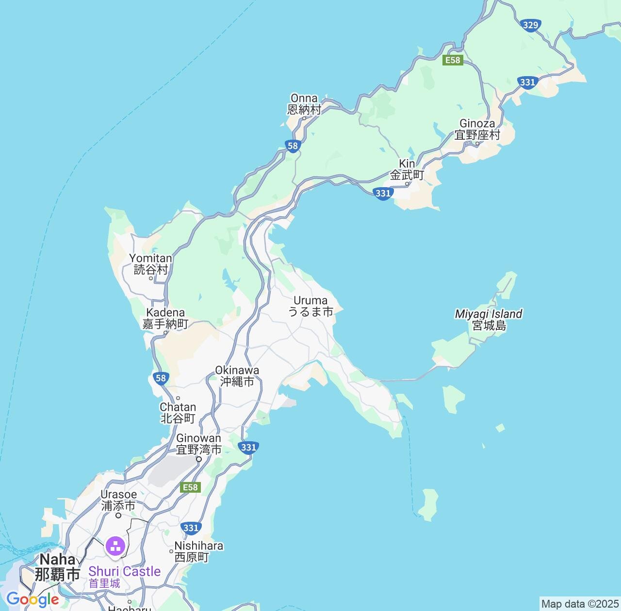 Map image for Intellectual Property Lawyers in Uruma and Okinawa IP firms at coordinates  ; .