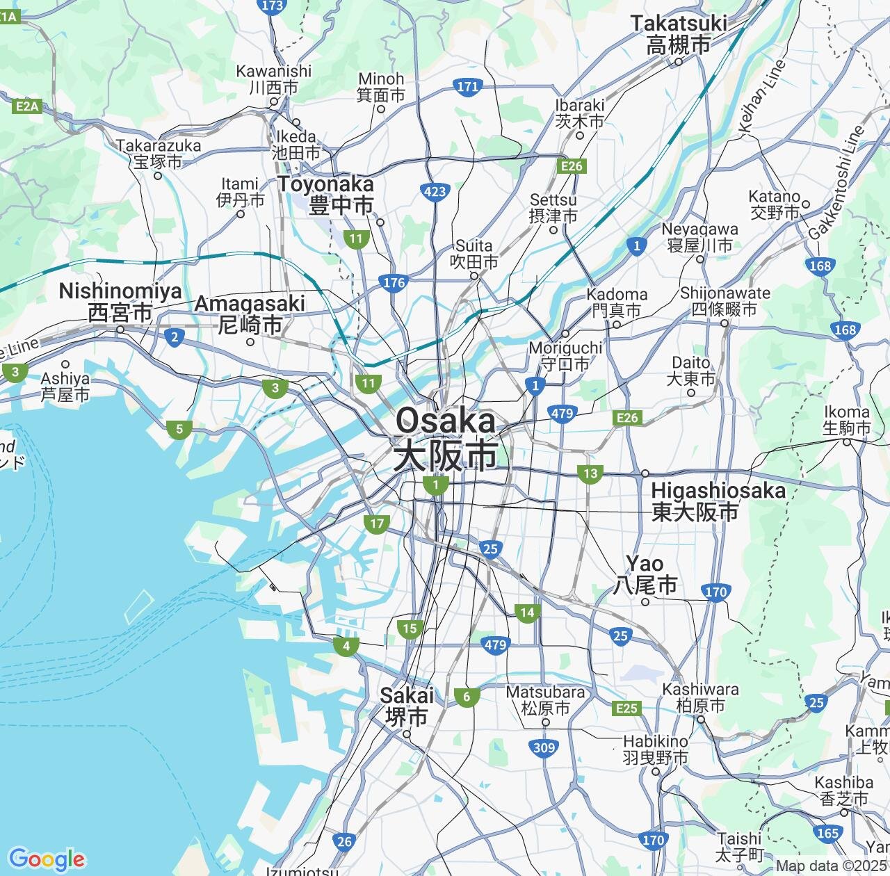 Map image for Intellectual Property Lawyers in Osaka and Japan IP firms at coordinates  ; .