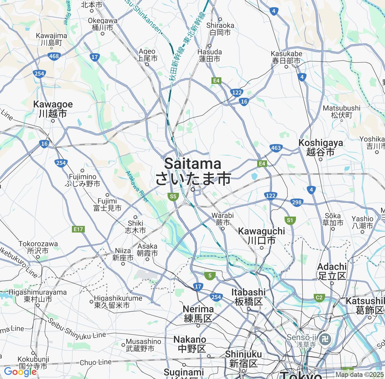 Map image for Intellectual Property Lawyers in Saitama and Japan IP firms at coordinates  ; .