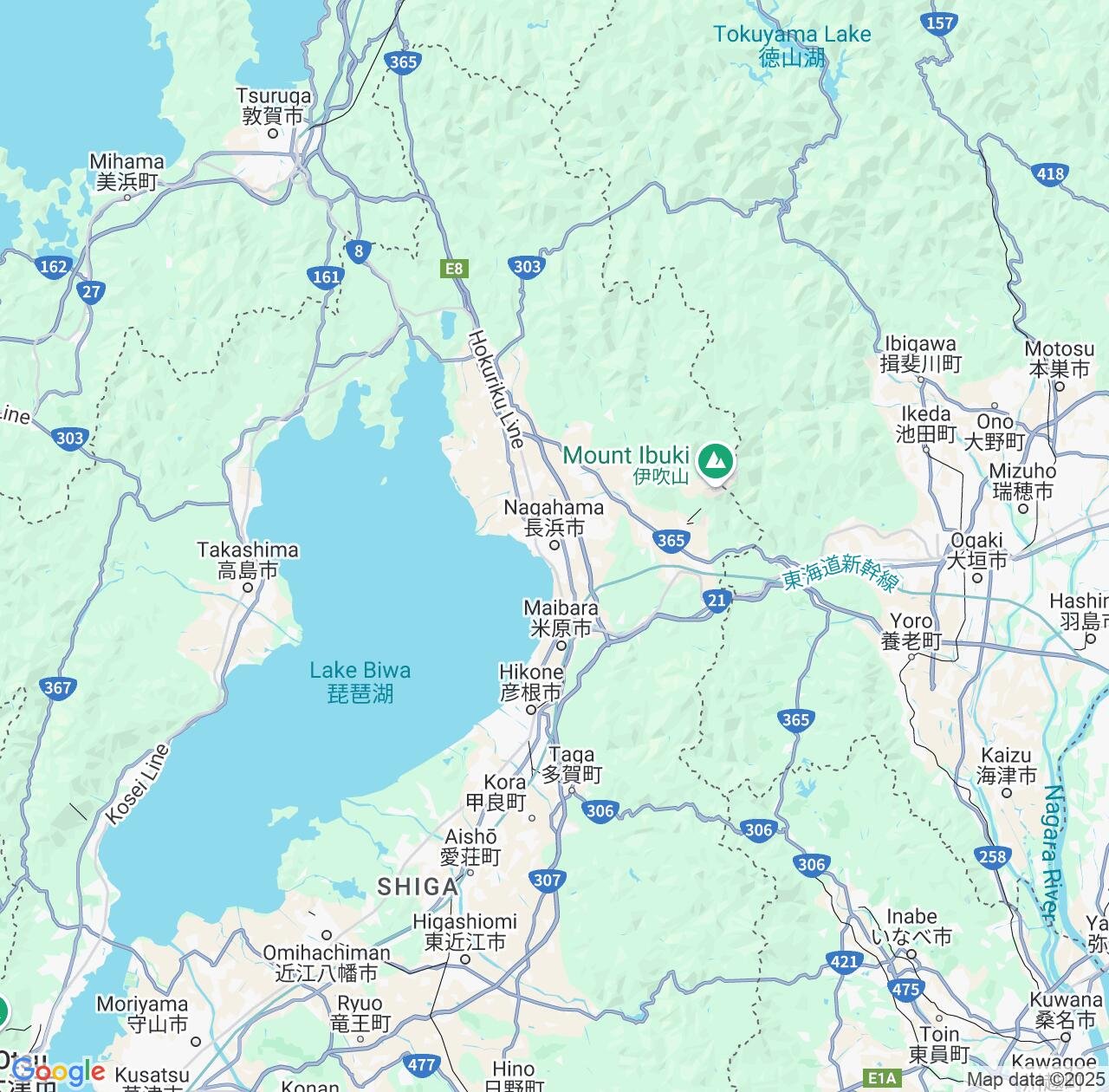 Map image for Intellectual Property Lawyers in Nagahama and Shiga IP firms at coordinates  ; .
